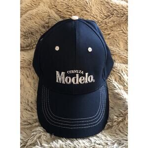 CERVEZA MODELO Hat Cap Royal Blue Adjustable Strap Back New Without Tags